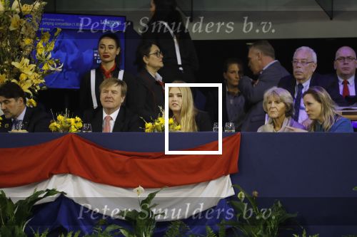Amsterdam 27 januari 2019
Jumpin Amsterdam met de koninklijke gasten Koning Willem Alexander Prinses Amalia Prinses Irene Prinses Margarita haar man Tjalling ten Cate en hun dochters Julia en Paola.
