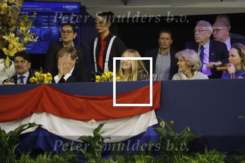 Amsterdam 27 januari 2019
Jumpin Amsterdam met de koninklijke gasten Koning Willem Alexander Prinses Amalia Prinses Irene Prinses Margarita haar man Tjalling ten Cate en hun dochters Julia en Paola.