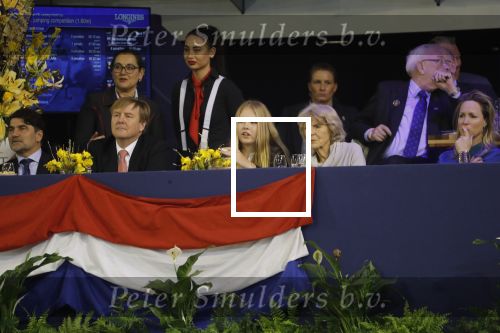Amsterdam 27 januari 2019
Jumpin Amsterdam met de koninklijke gasten Koning Willem Alexander Prinses Amalia Prinses Irene Prinses Margarita haar man Tjalling ten Cate en hun dochters Julia en Paola.