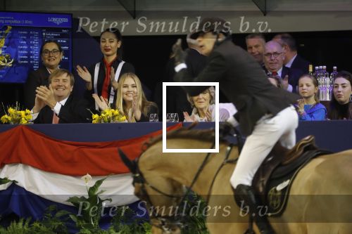 Amsterdam 27 januari 2019
Jumpin Amsterdam met de koninklijke gasten Koning Willem Alexander Prinses Amalia Prinses Irene Prinses Margarita haar man Tjalling ten Cate en hun dochters Julia en Paola.