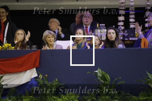 Amsterdam 27 januari 2019
Jumpin Amsterdam met de koninklijke gasten Koning Willem Alexander Prinses Amalia Prinses Irene Prinses Margarita haar man Tjalling ten Cate en hun dochters Julia en Paola.