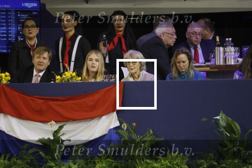 Amsterdam 27 januari 2019
Jumpin Amsterdam met de koninklijke gasten Koning Willem Alexander Prinses Amalia Prinses Irene Prinses Margarita haar man Tjalling ten Cate en hun dochters Julia en Paola.