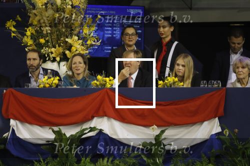 Amsterdam 27 januari 2019
Jumpin Amsterdam met de koninklijke gasten Koning Willem Alexander Prinses Amalia Prinses Irene Prinses Margarita haar man Tjalling ten Cate en hun dochters Julia en Paola.