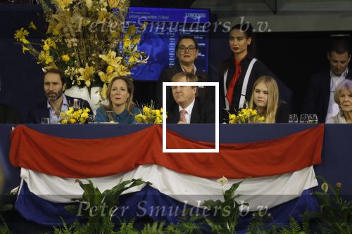 Amsterdam 27 januari 2019
Jumpin Amsterdam met de koninklijke gasten Koning Willem Alexander Prinses Amalia Prinses Irene Prinses Margarita haar man Tjalling ten Cate en hun dochters Julia en Paola.