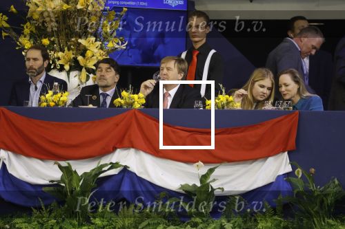 Amsterdam 27 januari 2019
Jumpin Amsterdam met de koninklijke gasten Koning Willem Alexander Prinses Amalia Prinses Irene Prinses Margarita haar man Tjalling ten Cate en hun dochters Julia en Paola.