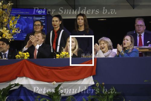 Amsterdam 27 januari 2019
Jumpin Amsterdam met de koninklijke gasten Koning Willem Alexander Prinses Amalia Prinses Irene Prinses Margarita haar man Tjalling ten Cate en hun dochters Julia en Paola.