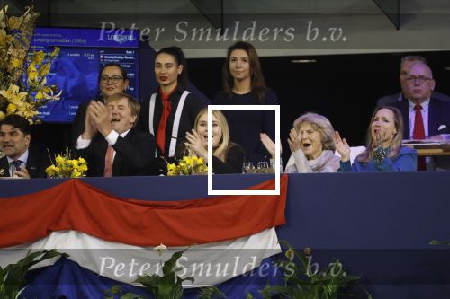 Amsterdam 27 januari 2019
Jumpin Amsterdam met de koninklijke gasten Koning Willem Alexander Prinses Amalia Prinses Irene Prinses Margarita haar man Tjalling ten Cate en hun dochters Julia en Paola.