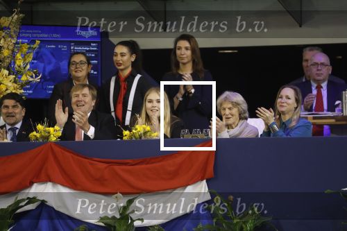 Amsterdam 27 januari 2019
Jumpin Amsterdam met de koninklijke gasten Koning Willem Alexander Prinses Amalia Prinses Irene Prinses Margarita haar man Tjalling ten Cate en hun dochters Julia en Paola.