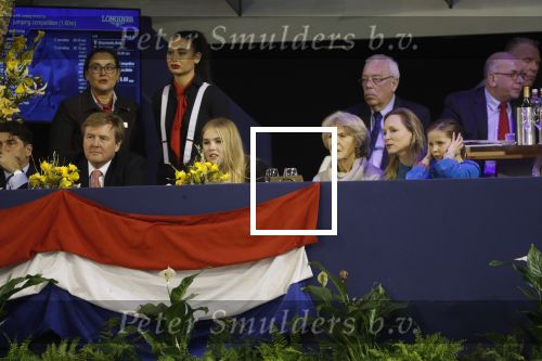 Amsterdam 27 januari 2019
Jumpin Amsterdam met de koninklijke gasten Koning Willem Alexander Prinses Amalia Prinses Irene Prinses Margarita haar man Tjalling ten Cate en hun dochters Julia en Paola.