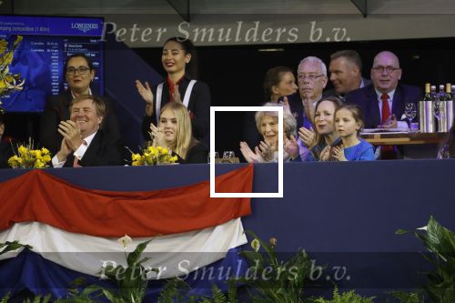 Amsterdam 27 januari 2019
Jumpin Amsterdam met de koninklijke gasten Koning Willem Alexander Prinses Amalia Prinses Irene Prinses Margarita haar man Tjalling ten Cate en hun dochters Julia en Paola.