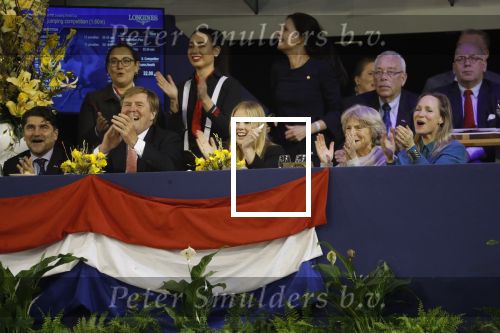 Amsterdam 27 januari 2019
Jumpin Amsterdam met de koninklijke gasten Koning Willem Alexander Prinses Amalia Prinses Irene Prinses Margarita haar man Tjalling ten Cate en hun dochters Julia en Paola.