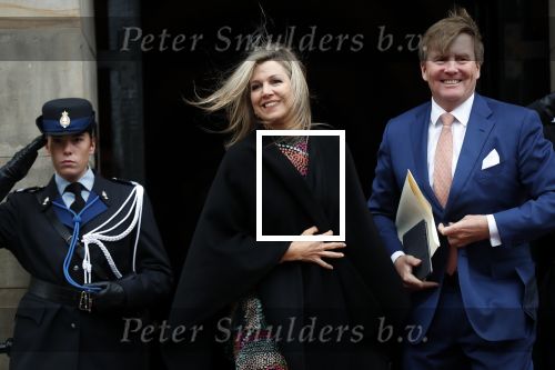 Amsterdam 15 januari 2019
Niieuwjaarsreceptie Koning Willem Alexander en koningin Maxima in paleis op de dam. Audi van Alexander