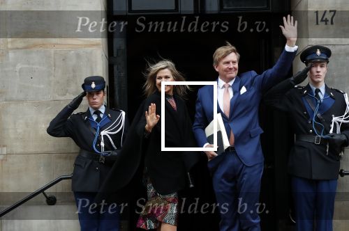 Amsterdam 15 januari 2019
Niieuwjaarsreceptie Koning Willem Alexander en koningin Maxima in paleis op de dam. Audi van Alexander