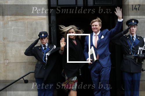 Amsterdam 15 januari 2019
Niieuwjaarsreceptie Koning Willem Alexander en koningin Maxima in paleis op de dam. Audi van Alexander