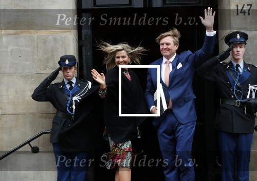 Amsterdam 15 januari 2019
Niieuwjaarsreceptie Koning Willem Alexander en koningin Maxima in paleis op de dam. Audi van Alexander