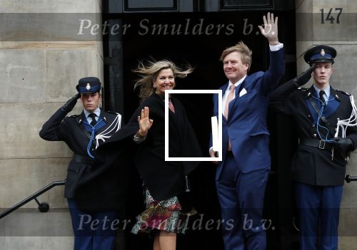 Amsterdam 15 januari 2019
Niieuwjaarsreceptie Koning Willem Alexander en koningin Maxima in paleis op de dam. Audi van Alexander