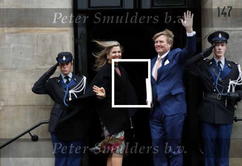 Amsterdam 15 januari 2019
Niieuwjaarsreceptie Koning Willem Alexander en koningin Maxima in paleis op de dam. Audi van Alexander