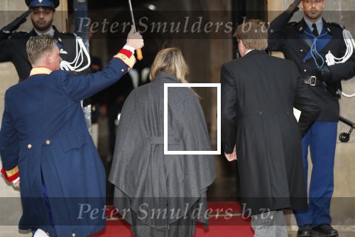 Amsterdam 16 januari 2019
Koning Willem Alexander en Koningin Maxima arriveren bij het koninklijk paleis voor de 2e dag van de nieuwjaarsreceptie