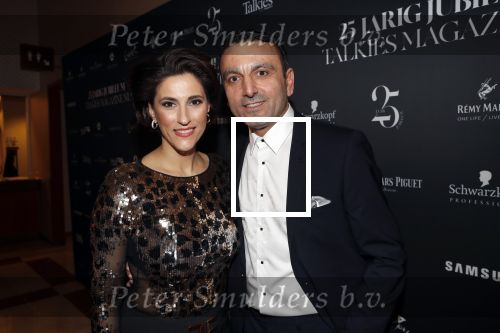 Amsterdam 24 januari 2019
25 jaar Talkies in het Okura Hotel. Kristina Bozilovic met haar man Tamar
