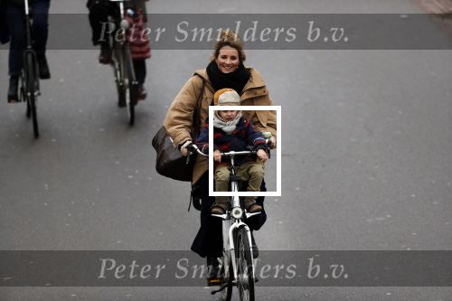 Amsterdam 30 januari 2019
Lieke v Lexmond met zoontje op de fiets in het vondelpark.