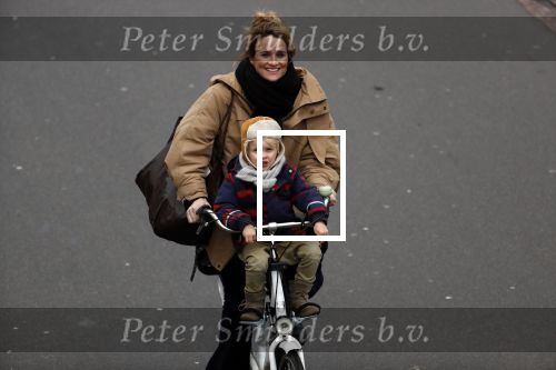 Amsterdam 30 januari 2019
Lieke v Lexmond met zoontje op de fiets in het vondelpark.