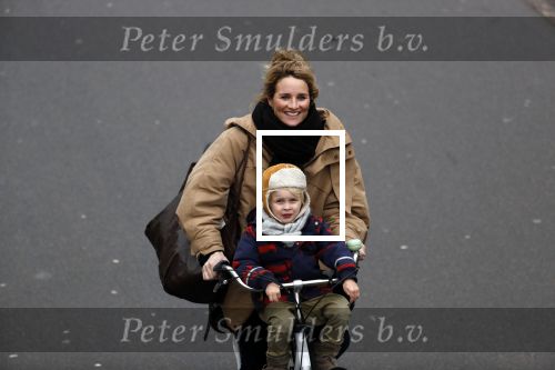 Amsterdam 30 januari 2019
Lieke v Lexmond met zoontje op de fiets in het vondelpark.