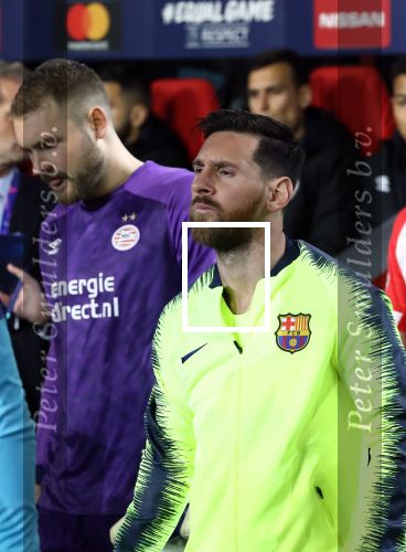 Eindhoven, 28 November 2018
Champions Leaguewedstrijd PSV-FC Barcelona, eindstand 1-2
Lionel Messi en Jeroen Zoet