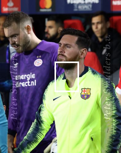 Eindhoven, 28 November 2018
Champions Leaguewedstrijd PSV-FC Barcelona, eindstand 1-2
Lionel Messi en Jeroen Zoet