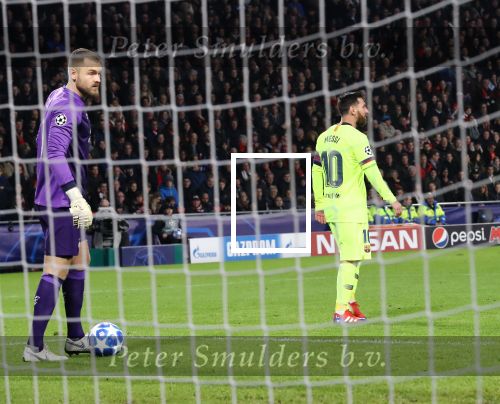 Eindhoven, 28 November 2018
Champions Leaguewedstrijd PSV-FC Barcelona, eindstand 1-2
Lionel Messi en Jeroen Zoet
