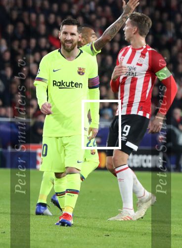 Eindhoven, 28 November 2018
Champions Leaguewedstrijd PSV-FC Barcelona, eindstand 1-2
Lionel Messi en Luuk de Jong
