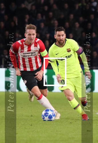 Eindhoven, 28 November 2018
Champions Leaguewedstrijd PSV-FC Barcelona, eindstand 1-2
Lionel Messi en Luuk de Jong