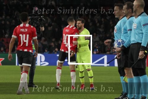Eindhoven, 28 November 2018
Champions Leaguewedstrijd PSV-FC Barcelona, eindstand 1-2
Lionel Messi en Maximiliano Romero