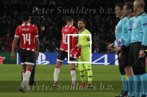 Eindhoven, 28 November 2018
Champions Leaguewedstrijd PSV-FC Barcelona, eindstand 1-2
Lionel Messi en Maximiliano Romero