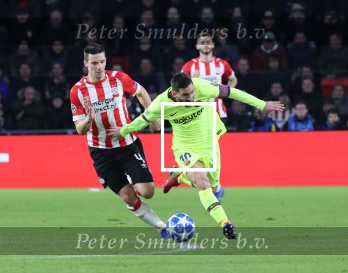 Eindhoven, 28 November 2018
Champions Leaguewedstrijd PSV-FC Barcelona, eindstand 1-2
Lionel Messi en Nick Viergever