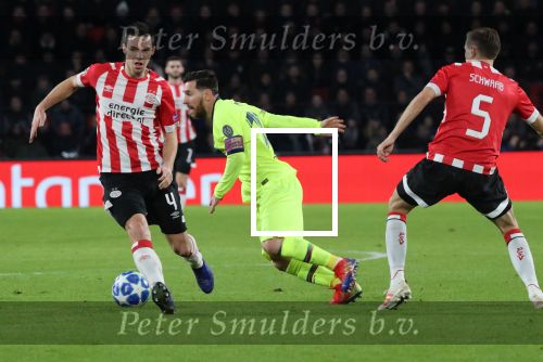 Eindhoven, 28 November 2018
Champions Leaguewedstrijd PSV-FC Barcelona, eindstand 1-2
Lionel Messi en Nick Viergever