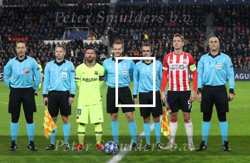 Eindhoven, 28 November 2018
Champions Leaguewedstrijd PSV-FC Barcelona, eindstand 1-2
Luuk de Jong en Lionel Messi