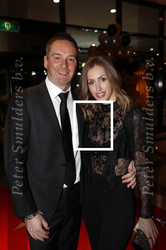 Amsterdam 24 januari 2019
25 jaar Talkies in het Okura Hotel. Marco Achmad met zijn vriendin Manou