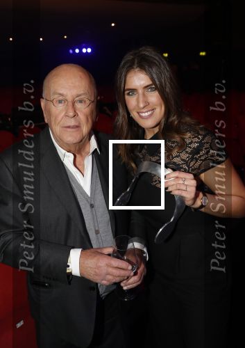 Hilversum 31 januari 2019
Uitreiking van de gouden radioring in theater Gooiland. Marieke Elsinga kwam met collega Mattie Valk