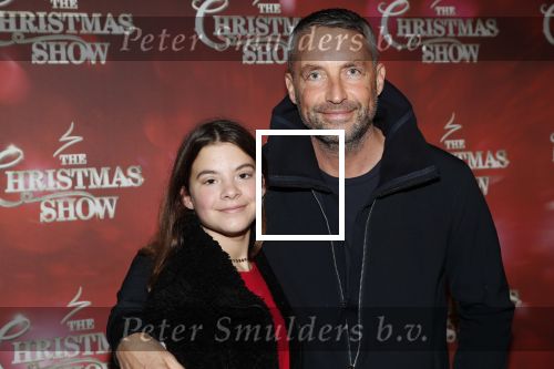 Amsterdam 23 december 2018
Premiere RTL kerstshow in het ziggo dome. Matthias Scholten met zijn dochter