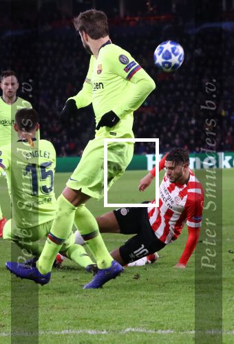 Eindhoven, 28 November 2018
Champions Leaguewedstrijd PSV-FC Barcelona, eindstand 1-2
Maximiliano Romero