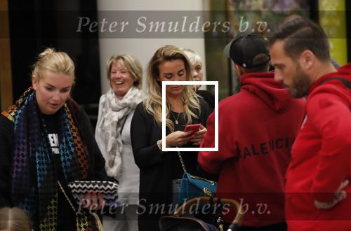 Schiphol 11 januari 2019
Andre Hazes jr en vriendin Monique Westenberg arriveren samen met familie en neef Djarno Hofland op schiphol na trip naar Ortlando.