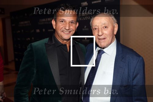 Amsterdam 24 januari 2019
25 jaar Talkies in het Okura Hotel. najib Amhali en Koster (Breitling)