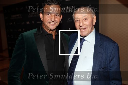 Amsterdam 24 januari 2019
25 jaar Talkies in het Okura Hotel. najib Amhali en Koster (Breitling)