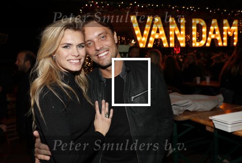 Amsterdam 22 december 2018
Opening van winter Rai in de Rai.
Nicolette v Dam met man Bas Smit