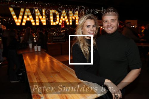 Amsterdam 22 december 2018
Opening van winter Rai in de Rai.
Nicolette v Dam met broer Sebastiaan.