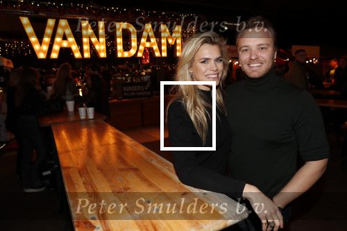 Amsterdam 22 december 2018
Opening van winter Rai in de Rai.
Nicolette v Dam met broer Sebastiaan.