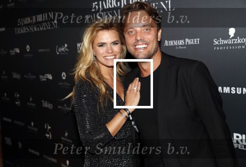 Amsterdam 24 januari 2019
25 jaar Talkies in het Okura Hotel. Nicolette v Dam en Bas Smit