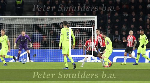 Eindhoven, 28 November 2018
Champions Leaguewedstrijd PSV-FC Barcelona, eindstand 1-2