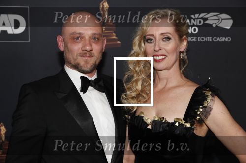 Amsterdam 23 januari 2019
Rode loper musical awards in de RAI. Plien v Bennekom met man