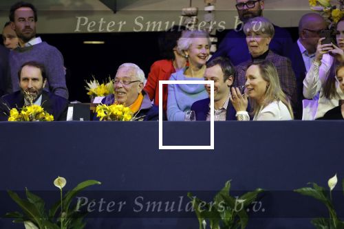 Amsterdam 25 januari 2019
Jumpin Amsterdam met de koninklijke gasten  Prinses Margarita haar man Tjalling ten Cate en hun dochters Julia en Paola.